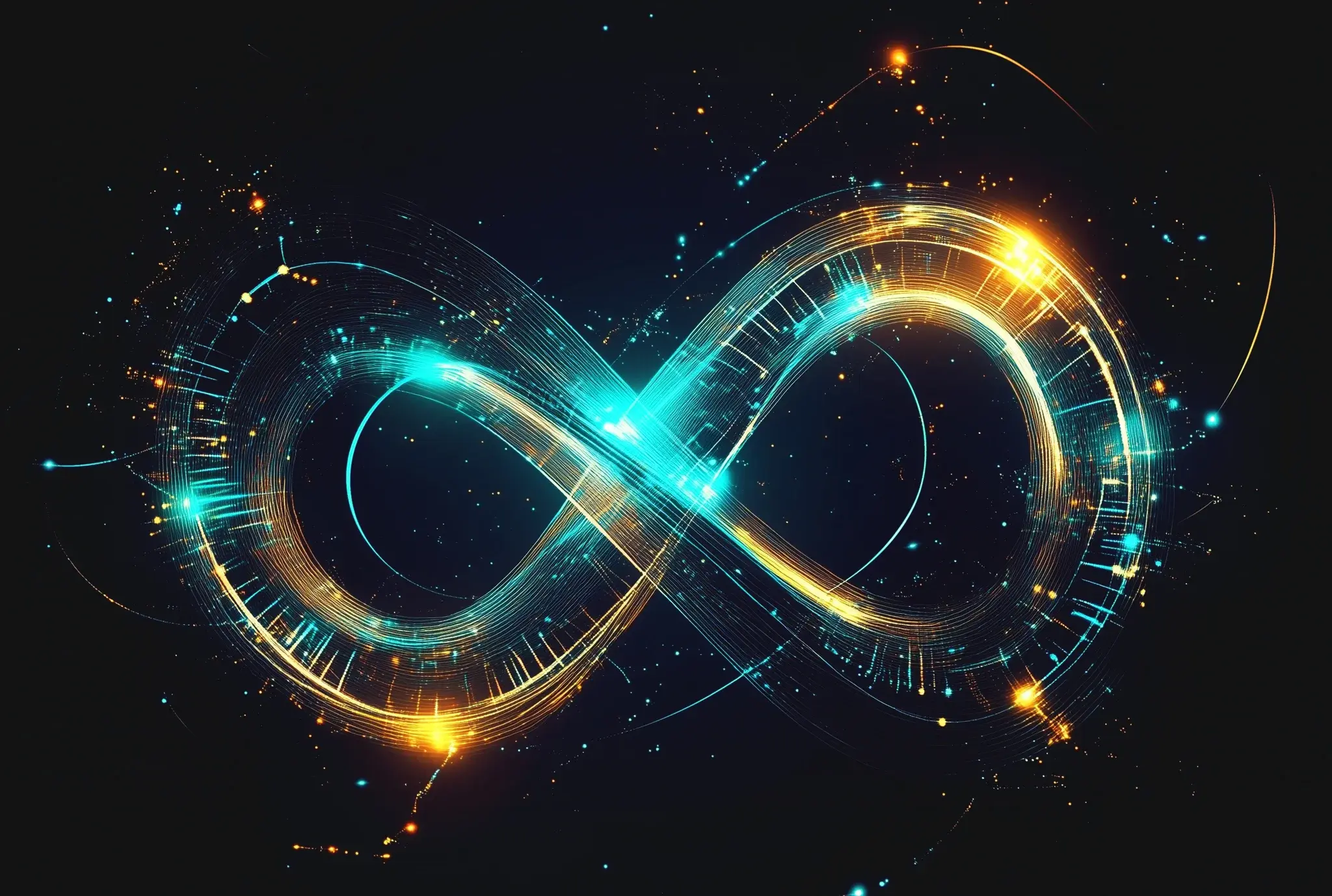 DevOps illustration | infinity sign