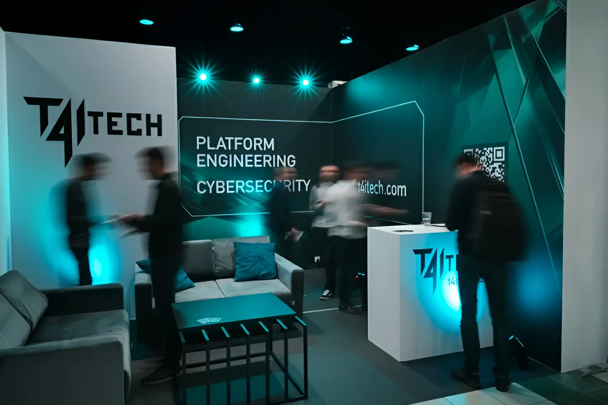 T4itech booth on Warsaw Security Expo 2024