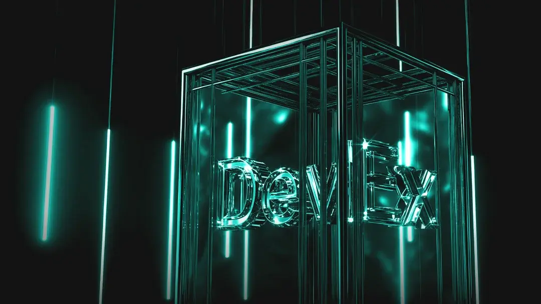 Futuristic cover with a glass cube holding glowing text "DevEx" in dark, neon-green tech environment for T4itech's 2026 Platform as a Product blog.