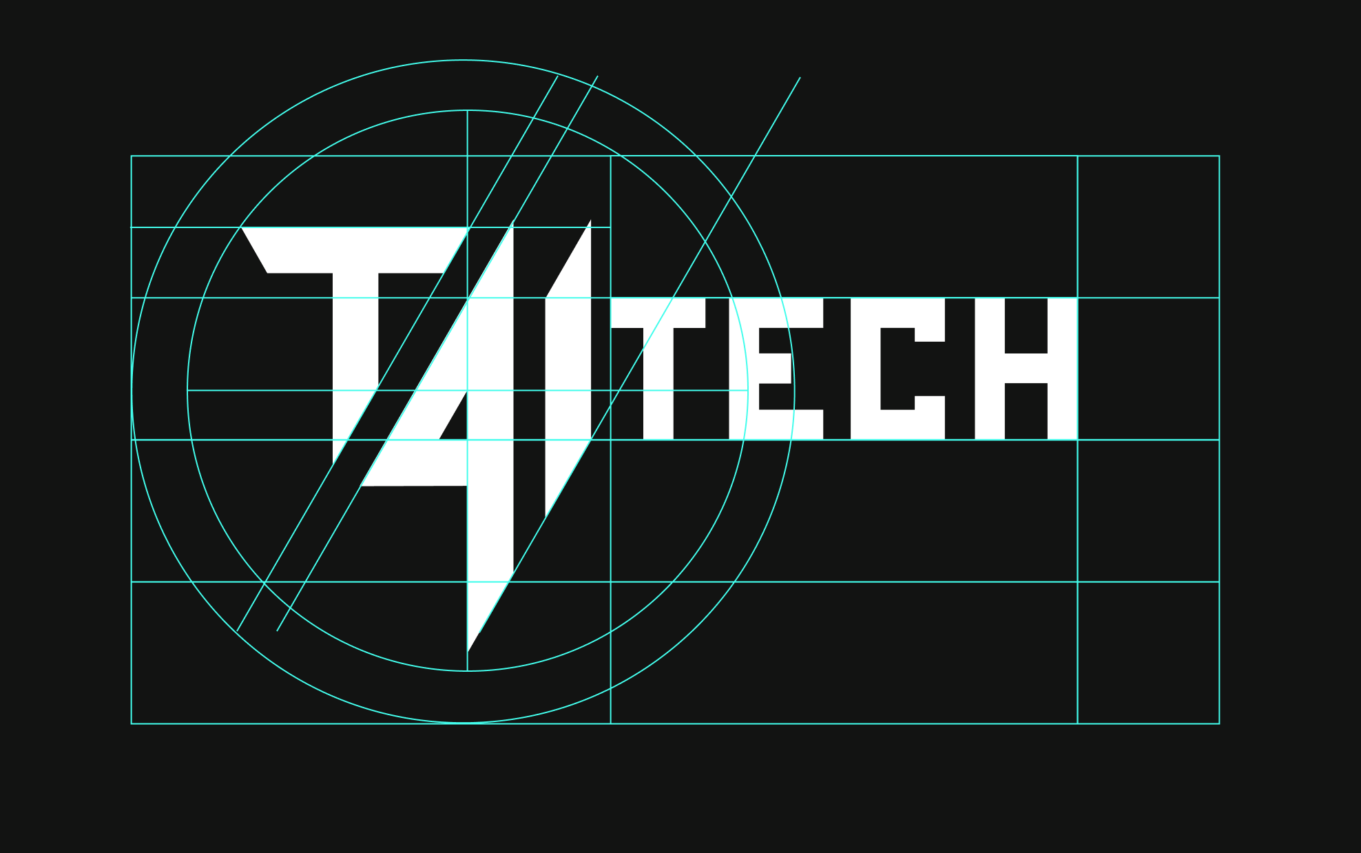 logo t4itech + grid